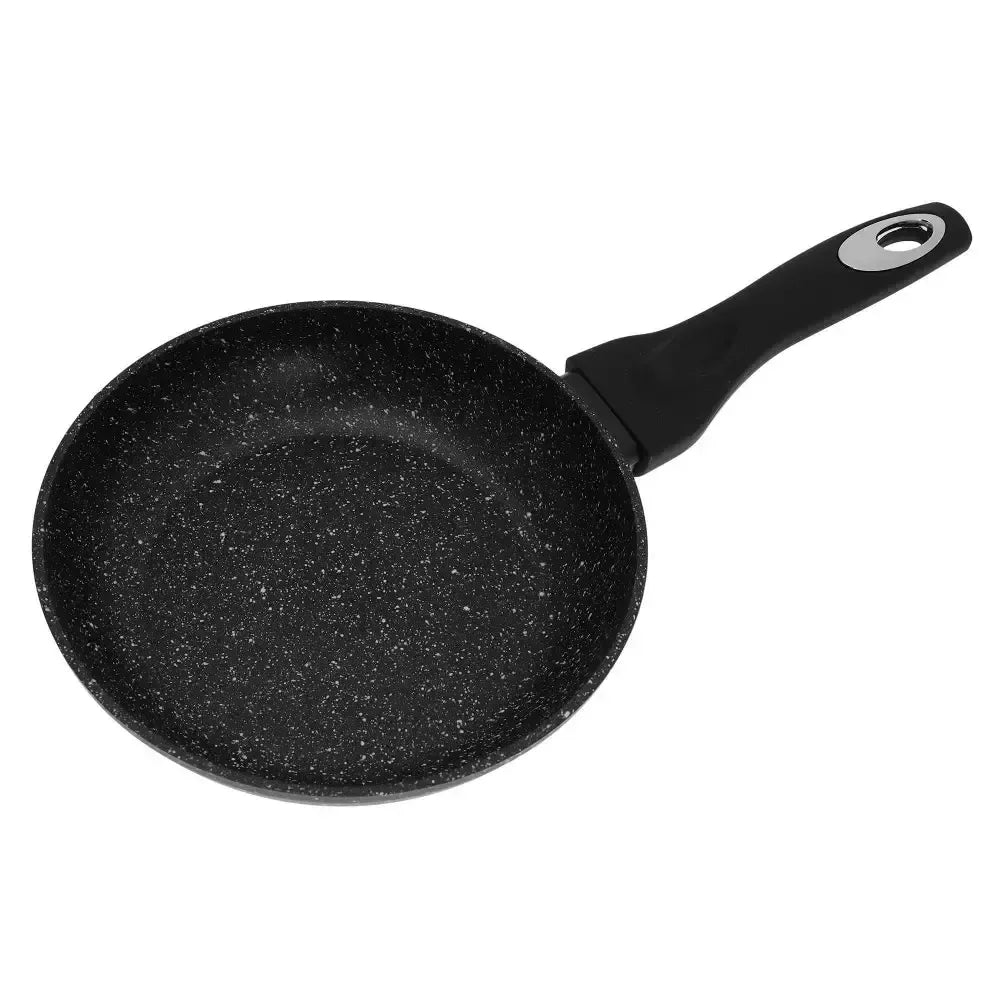 Aliumininė keptuvė su marmurine danga ir dangčiu, Ø20 cm, pilka KB-7037