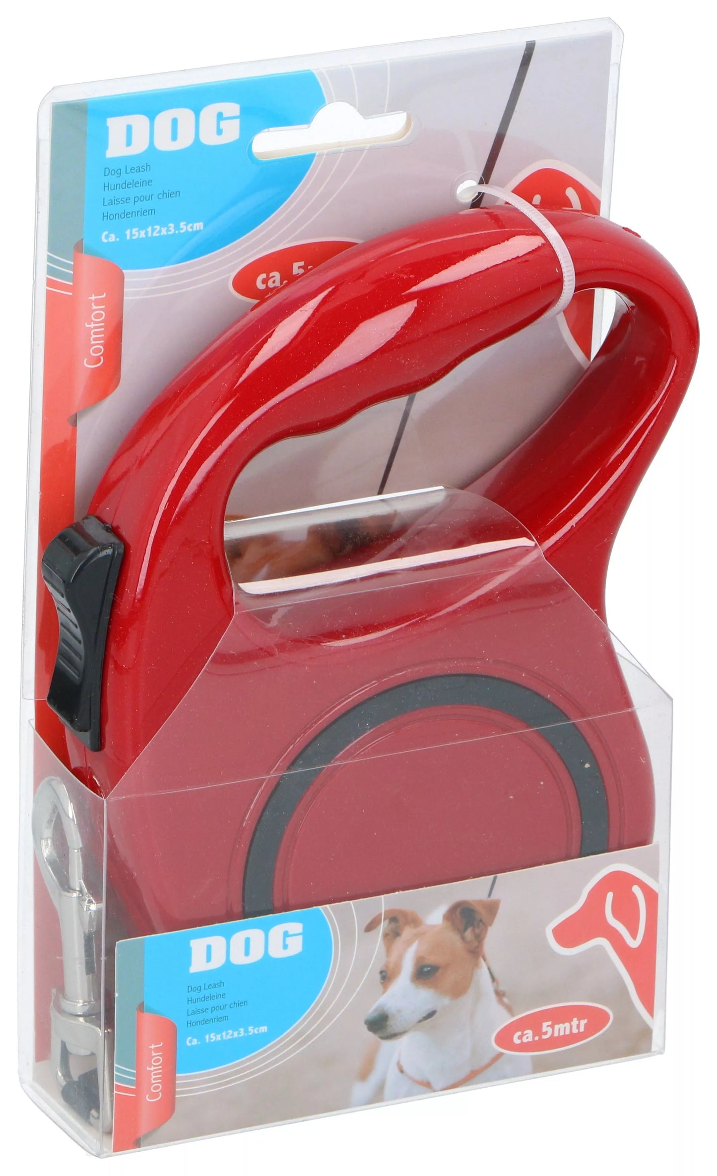 PET TREATMENT ištraukiamas pavadėlis šuniui, 5 m, įvairių spalvų, 871125224285