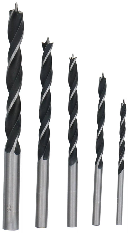 KINZO medienos grąžtų rinkinys 3–8 mm 871125217124