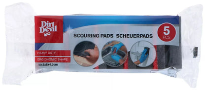 Dirt Devil valymo kempinės su ergonomišku sukibimu, 5 vnt., 80 × 60 × 43 mm 871125247762