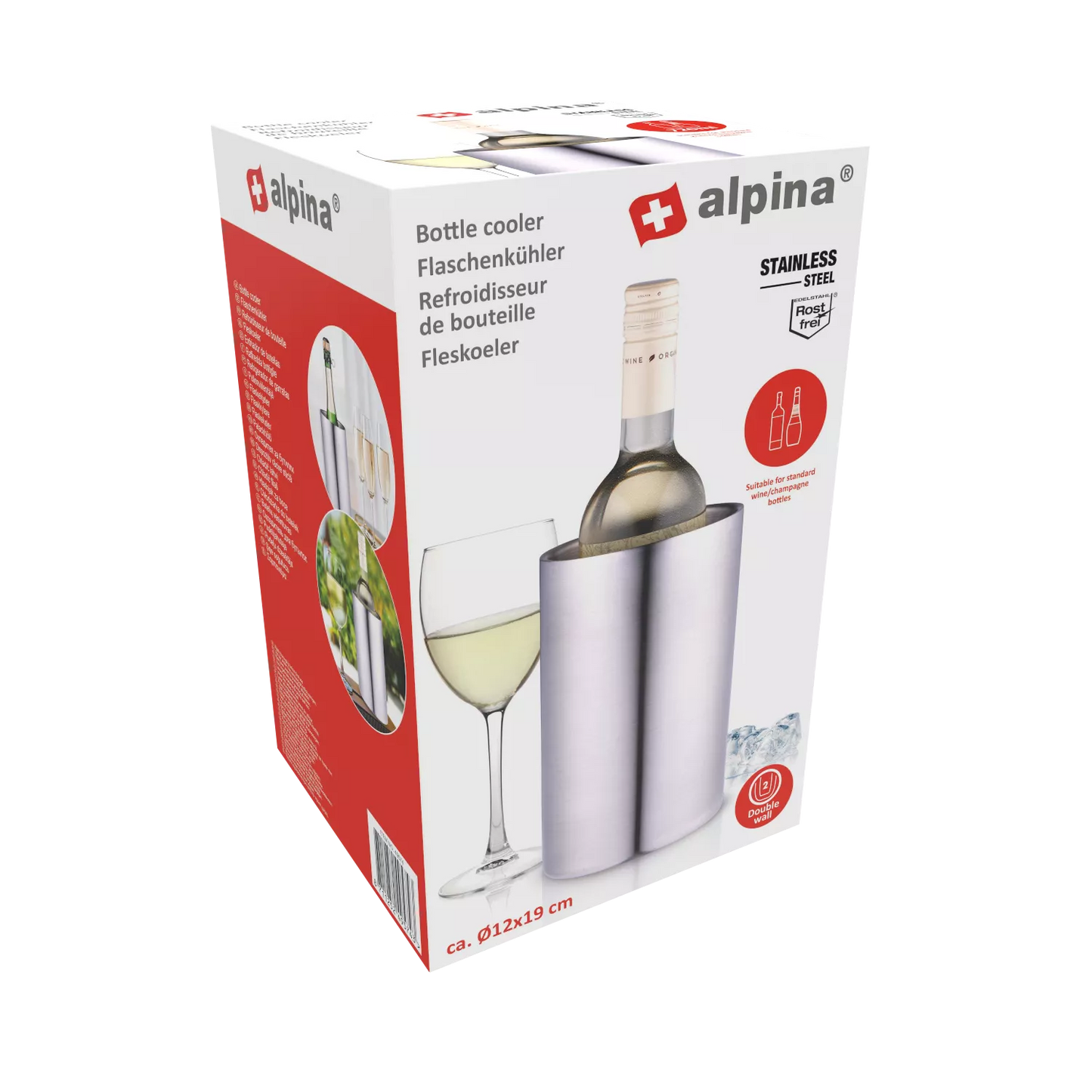 Alpina dvigubų sienelių butelių aušintuvas Ø12 × 19 cm, 1,6 l 871125249574