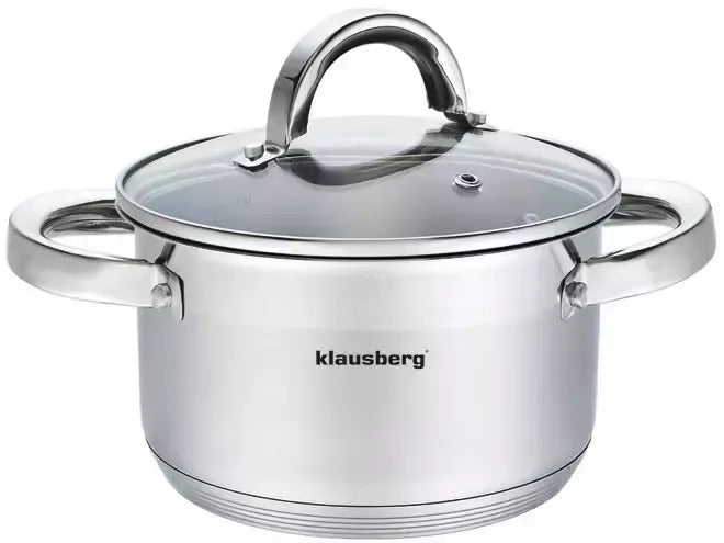 Klausberg nerūdijančio plieno puodas, 1,8 l, Ø16 cm KB-7122