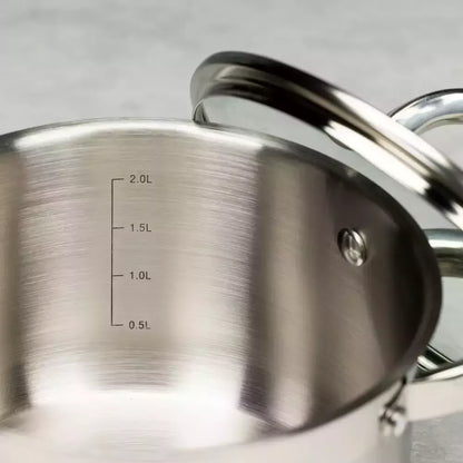 Klausberg nerūdijančio plieno puodas, 2,6 l, Ø18 cm KB-7123