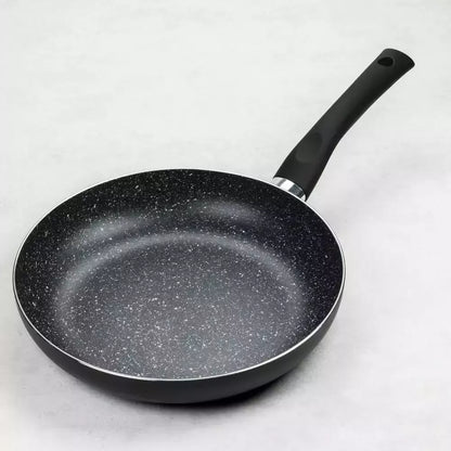 Kinghoff aliumininė keptuvė su marmurine danga, Ø22 cm, juoda KH-3980
