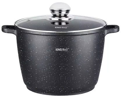 KINGHoff marmurinis puodas su dangčiu, 6,2 l, Ø24 cm KH-1598