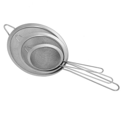 Kinghoff sietelių rinkinys, plienas, Ø10/14/18 cm KH-3412