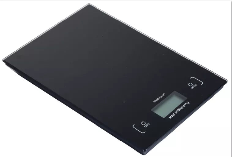 Kinghoff virtuvinės svarstyklės, juodos, 5 kg KH-1823
