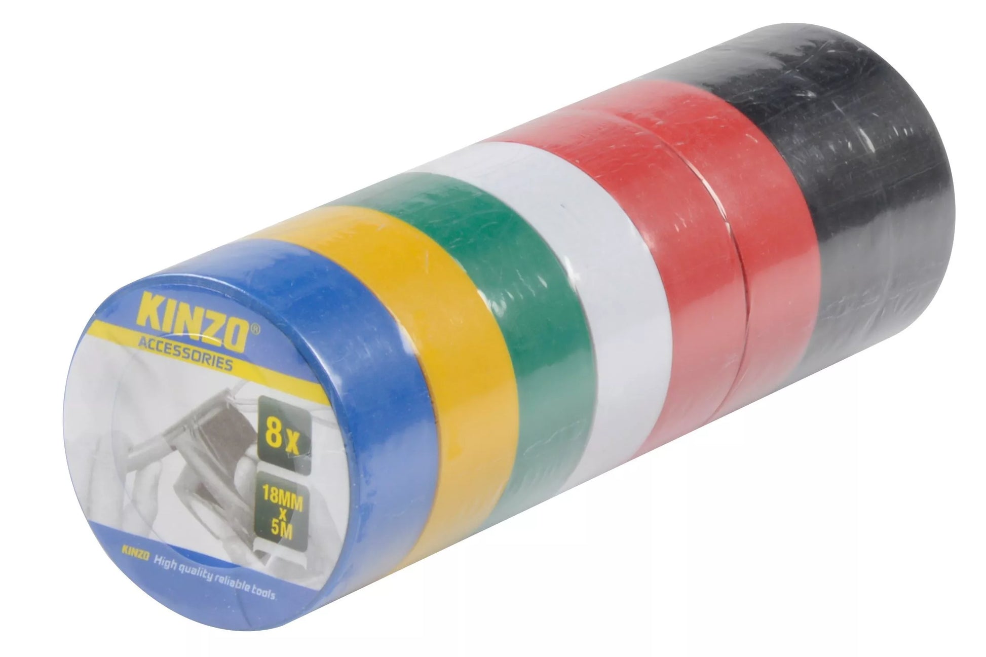 KINZO izoliacinė juosta 18 mm × 5 m 871125279534