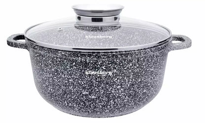 Klausberg aliumininis puodas su dangčiu, 3,3 l, Ø22 cm KB-7521