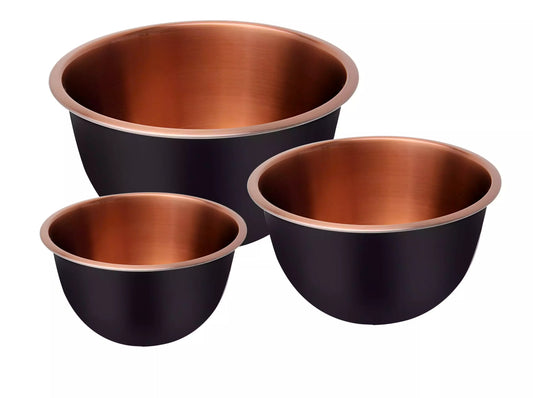 Klausberg nerūdijančio plieno dubenų rinkinys 1.6 L / 3 L / 5 L KB-7394