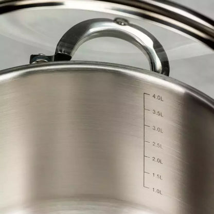 Klausberg nerūdijančio plieno puodas, 4,6 l, Ø22 cm KB-7125