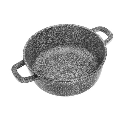 Klausberg puodų rinkinys 6 dalių pilkas marmuro efekto Ø20 / 24 / 28 cm KB-7533