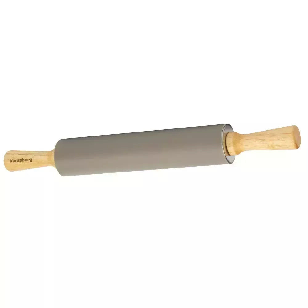 Klausberg silikoninis kepimo kilimėlis ir kočėlas, pilki KB-7597