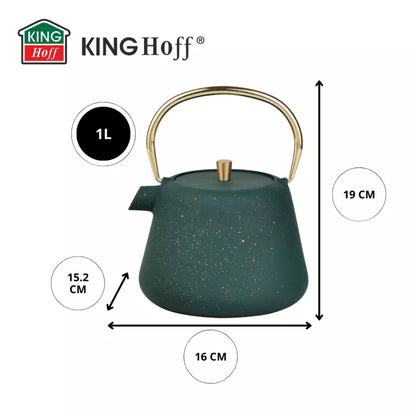 Kinghoff ketaus arbatinukas su sieteliu 1 l KH-1933