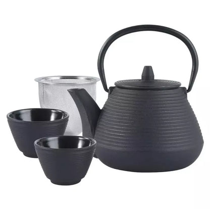 Kinghoff ketaus arbatinukas su filtru ir puodeliais 1 l KH-1846