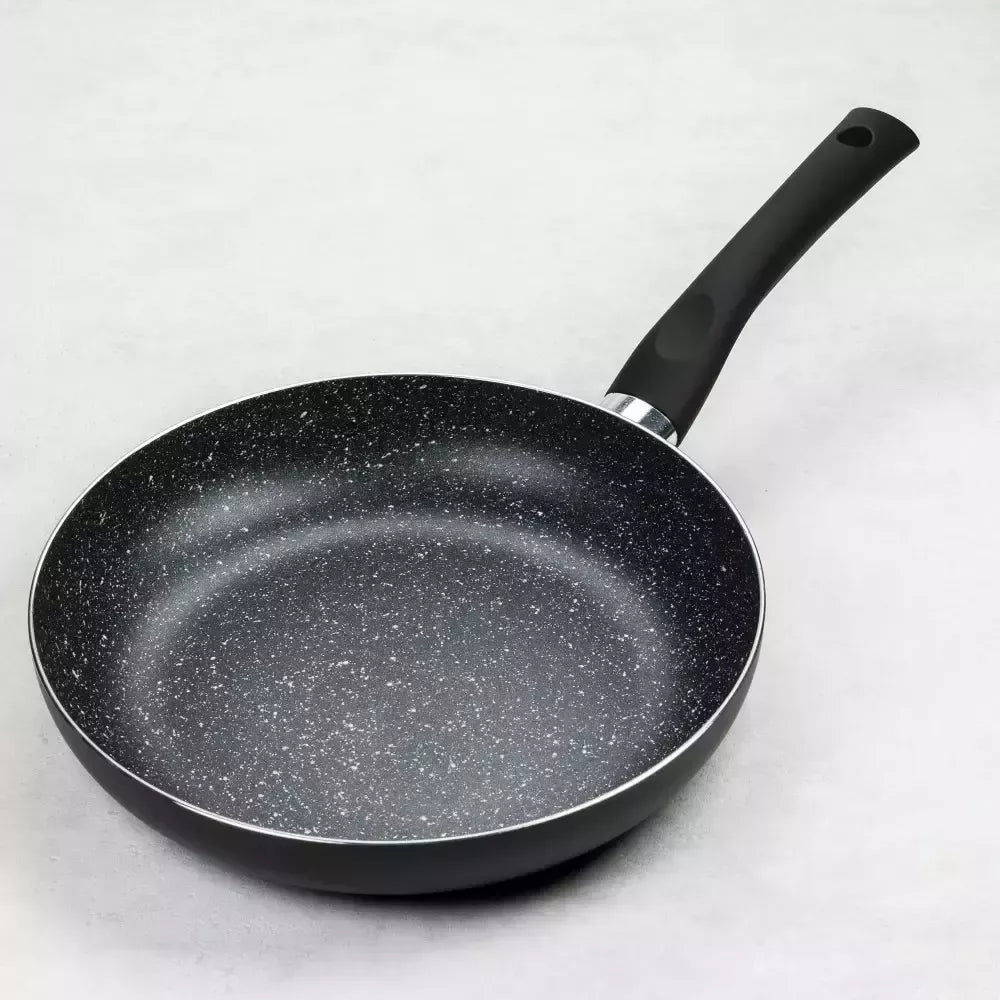 Kinghoff aliumininė keptuvė su marmurine danga, Ø22 cm, juoda KH-3980
