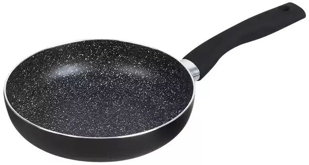Kinghoff aliumininė keptuvė su marmurine danga, Ø22 cm, juoda KH-3980