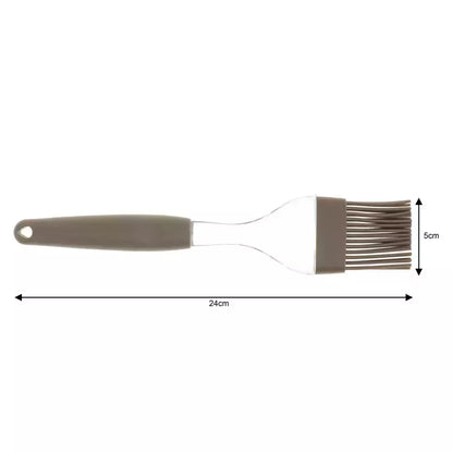 Kinghoff silikoninis teptukas, pilkas 24 × 4,8 × 1,5 cm KH-1623