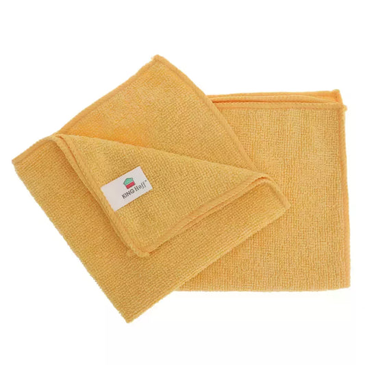 Kinghoff mikropluošto šluostės geltonos 32 × 32 cm 2 vnt. KH-2112