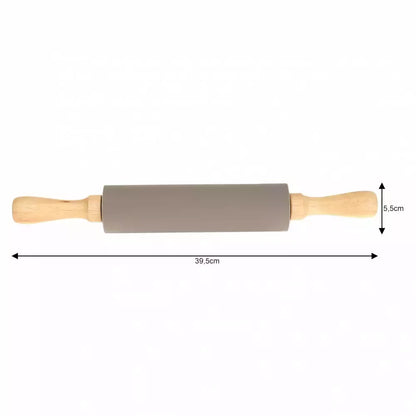 Kinghoff silikoninis kočėlas pilkas 39,5 × 5 × 5 cm KH-1628